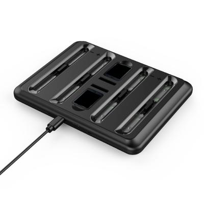 4-Port-Ladestation für Gamecontroller USB-C Power Delivery Kabel Ladestation Dockingstation Ständer mit LED-Licht