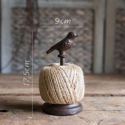 

Vintage American Cast Iron Rope Spool Holder Decorative Garden or Window Display Prop