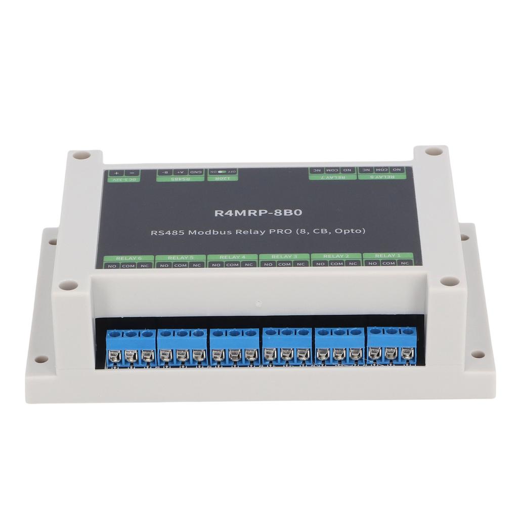 8 Channel Industrial Analog Acquisition Module, OptocOuperier RTU Isolation Module Support 485 Interface with Resistance Dipping