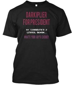 

Darkiplier For President T-Shirt Made in the USA Size S to 5XL M