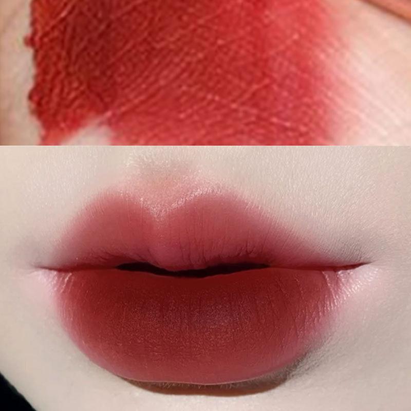 Herorange Velvet Matte Lip Gloss Glaze Waterproof Long-Lasting Liquid Lipsticks Tint Silky Texture Pigment Cosmetics