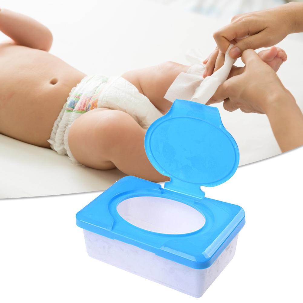 Babytücher Spender Ungiftig Tragbar Feuchttücher Feucht Halten Tücherhalter Etui Wickelspender Aufbewahrungshalter Taschentuchaufbewahrung