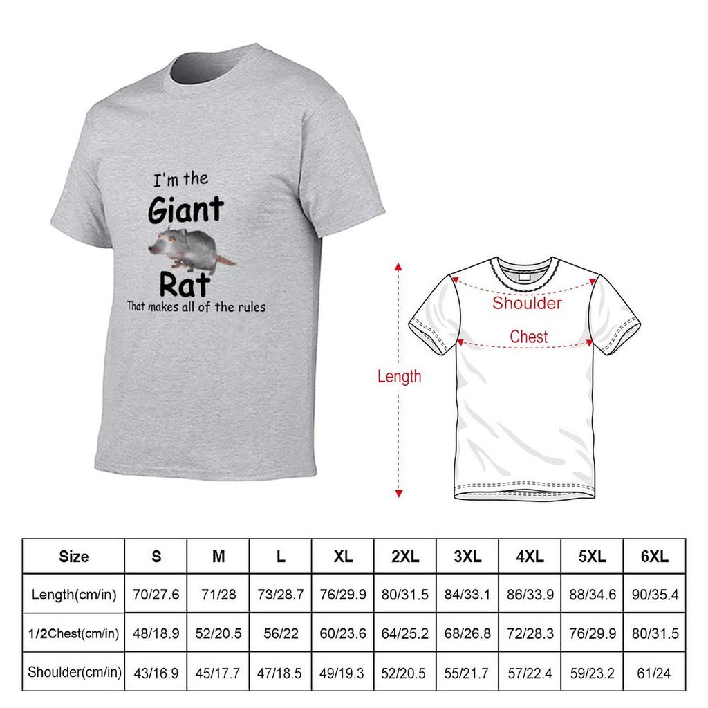 Im The Giant Rat Rat Movie T Shirt And Others TShirt sweat customs funnys blanks t shirts for men cotton