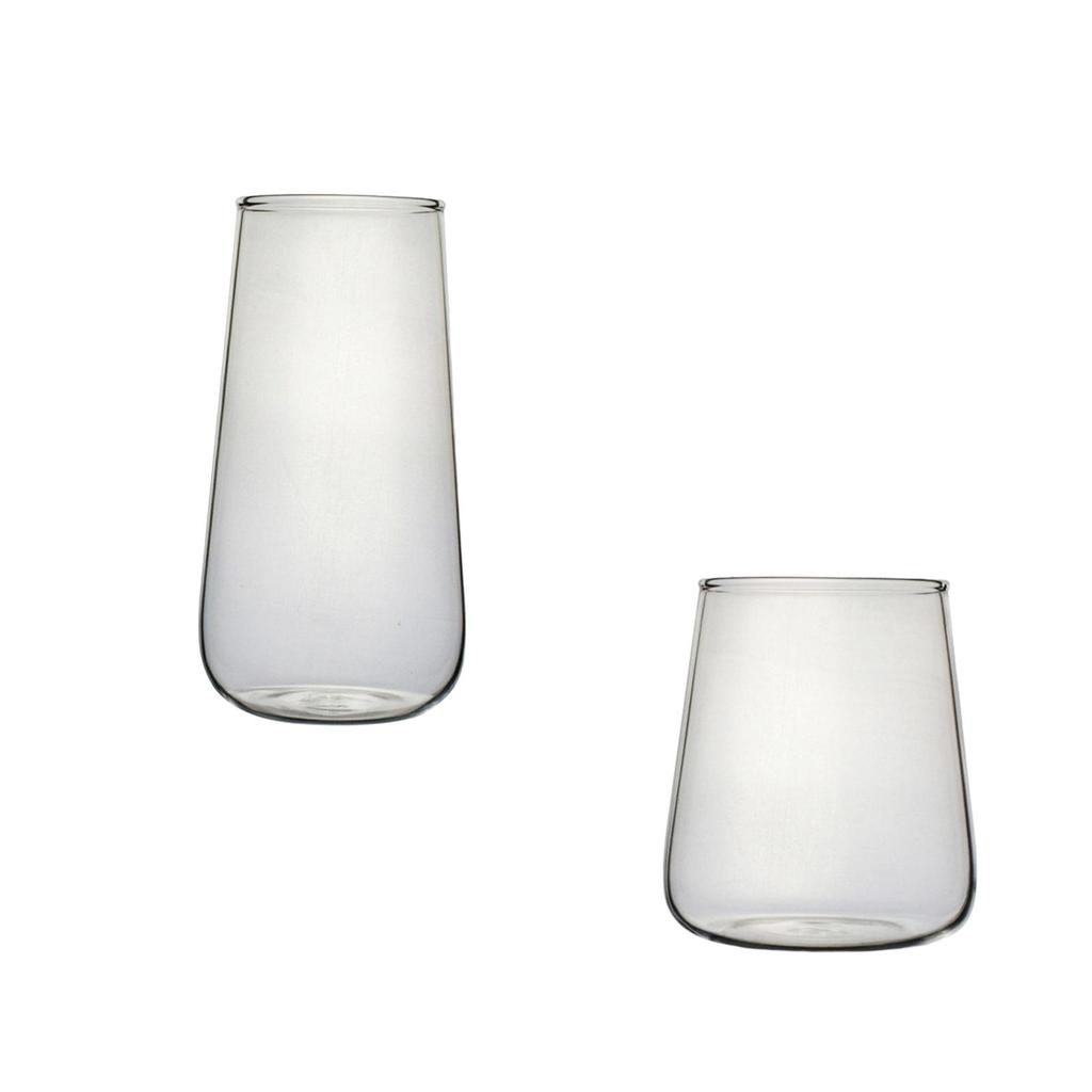 Clear Cups Used As Milk Cup, Mug, Coffee Glasses, Glassware, Glass Cup