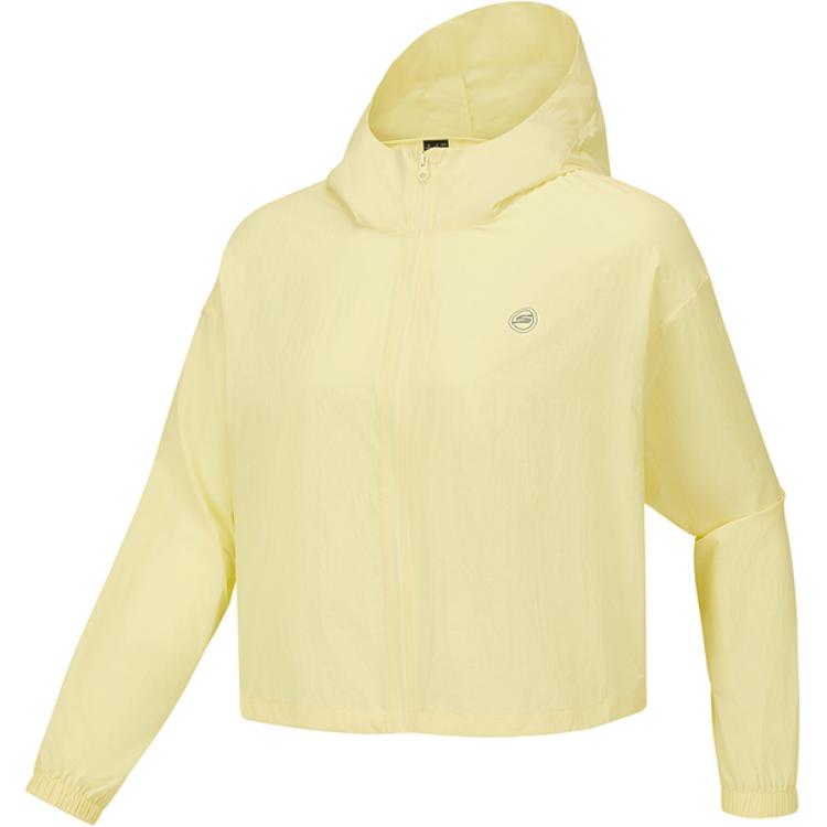 Skechers Light Feather Series Hooded Loose UV Protection Long Sleeve Jacket Women Jackets Pink Yellow P225W116-002M