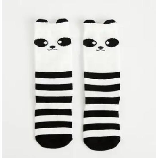 Girls Socks knee high Kids Baby Cute bear panda print Cotton Socks leg warms fall cloth boy knee sock toddler fashion sock