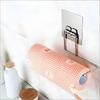 The Kitchen Wall Hanging Paper Towel Rack,Plastic Wrap , Perforation-Free Dish Cloth Stainless Steel Organizer Hooks