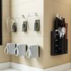 304 Stainless Steel Cup Holder Kitchen Organizer Mug Storage Shelf Metal Draining Rack Free of Punch Wall Mounted Tumbler Holder