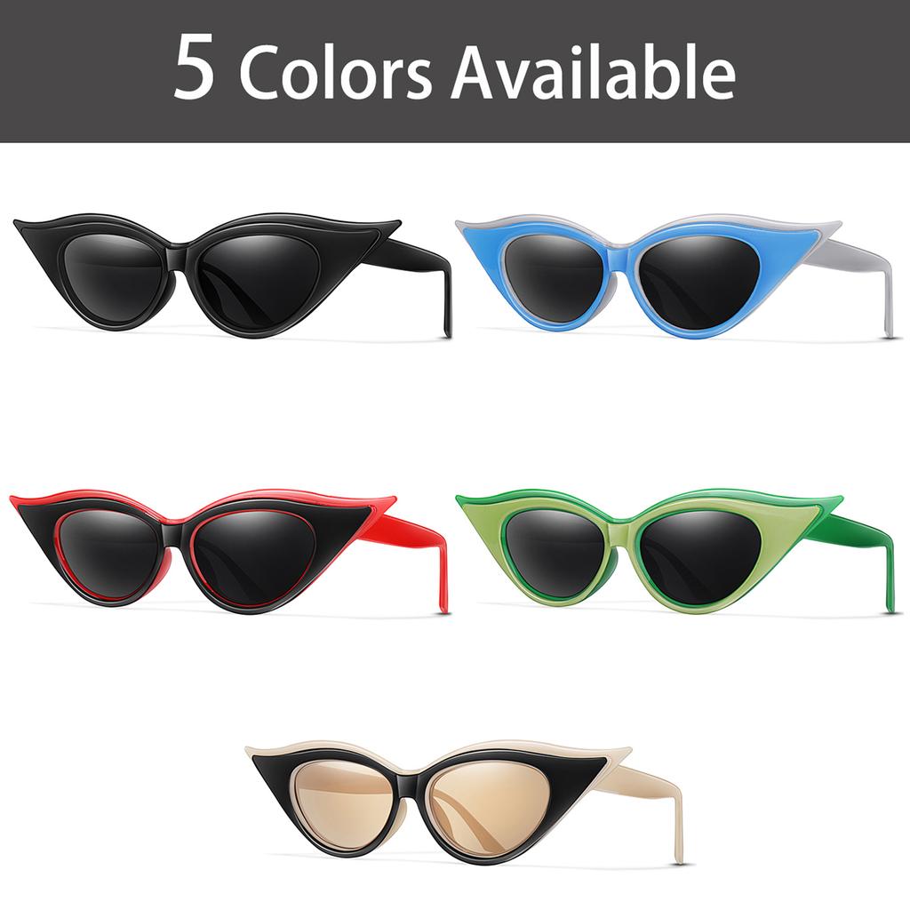 2Pairs/3Pairs Fashion Vacation Eyeglasses Men Women Sexy Cat Eye Shades OutdoorParty Golf Beach Vocation Multiple Outfits