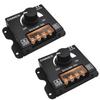 Azumafy Dimmer Switch, LED Controller, Volume Control, Set of 2, DC12-24V, 30A, with Lid