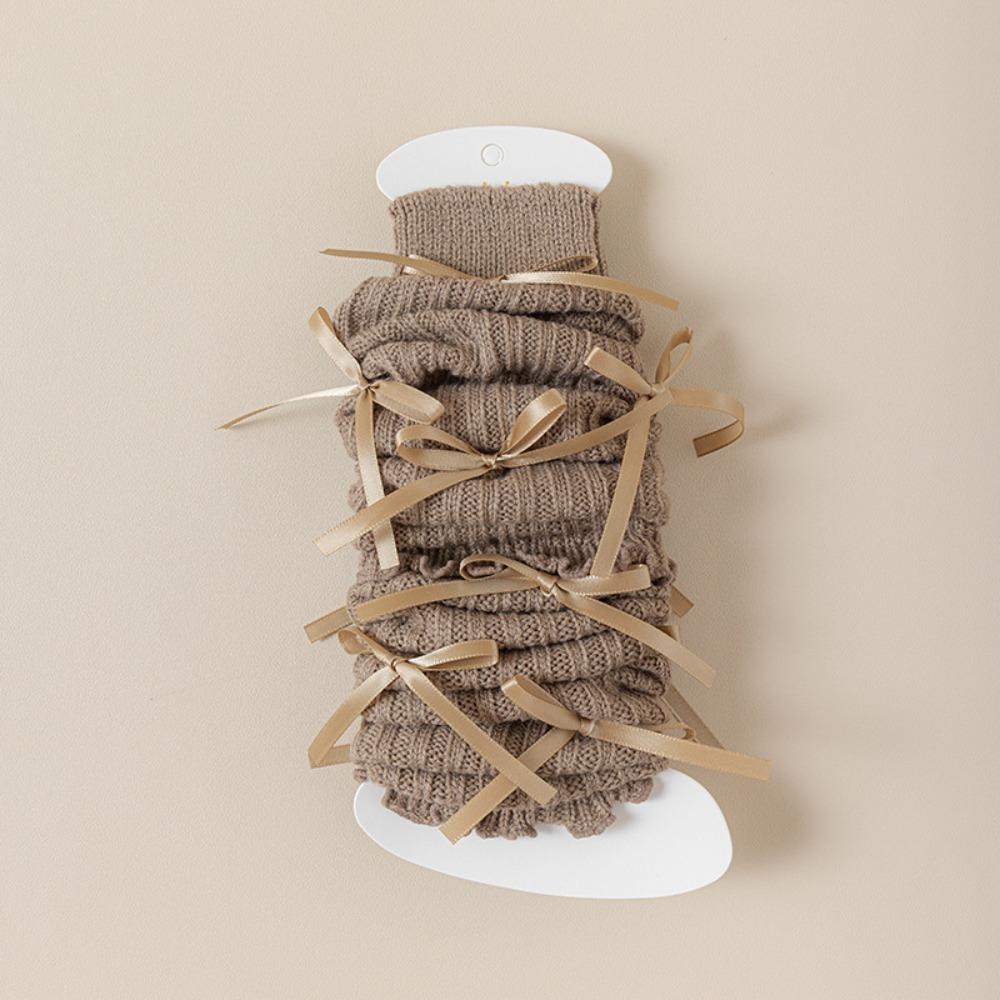 Spitze Schleife Kniewärmer Weiche Beinwärmer Japanisch Y2K Kinder Beinwärmer Herbst Winter