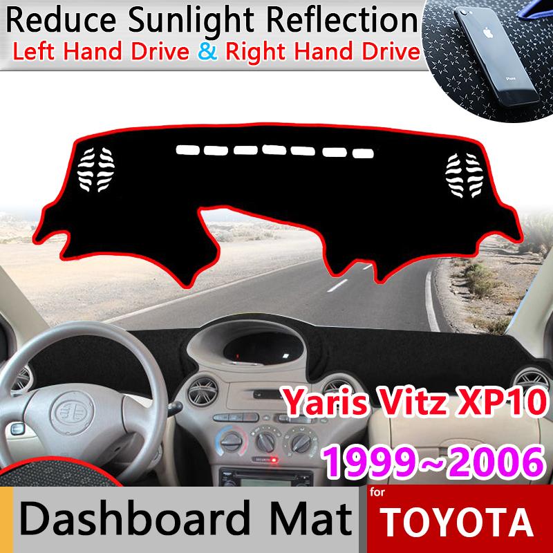 

Накладка на приборную панель для Yaris Echo Vitz XP10 1999 ~ 2006 2000, противоскользящий коврик, солнцезащитный козырек, ковер, наклейка