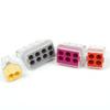 Mini Quick Splicing Wire Connector Hard Wire Straight Insertion 2/3/5/6/8pin Compact Conductor Terminal Block Junction Box