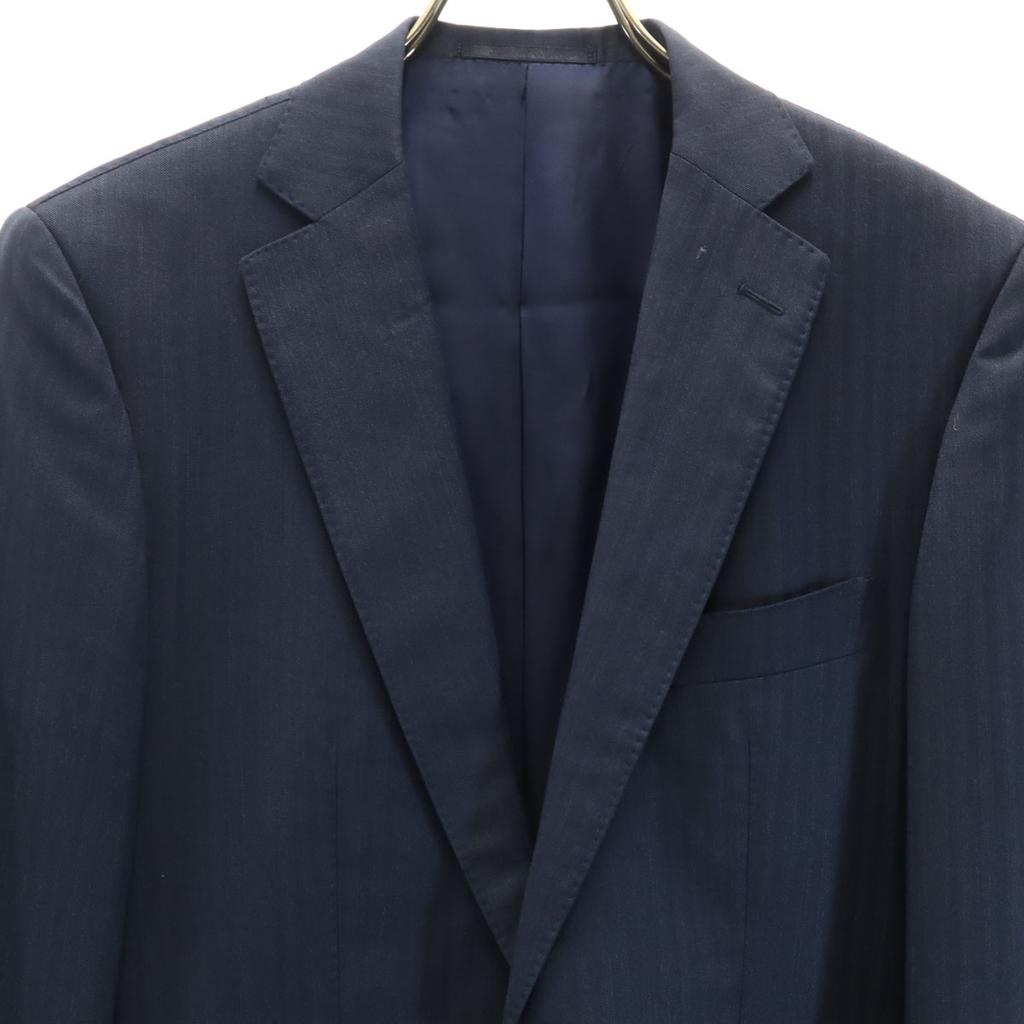 EDIFICE made in Japan suit Setup 44 Navy Men's Used