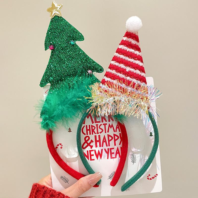 Mori Style Reindeer Antler Headband: Cute Christmas Hair Clip for Women & Kids