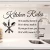 English Slogan Kitchen Dining Room Home Background Wall Beautification and Decoration Wall Stickers