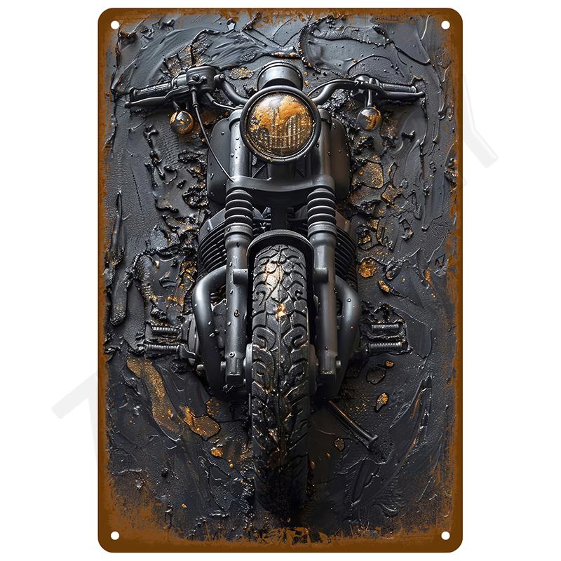 Retro Tin Sign Vintage Metal Signs Plates Posters House Interior Bathroom Wall Art Mural Aesthetic Room Home Decor Decorations