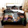 New The Boondocks Bedding Set Single Twin Full Queen King Size Bed Set Aldult Kid Bedroom Duvetcover Sets 3D Anime Bed Sheet Set