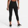 Nike Logo Print Sports Training Capris Women bottoms Black CZ9203-010