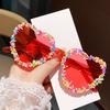 2024 European & American Heart-Shaped Personalized Fashion Sunglasses for Women - Trendy Party Beachwear