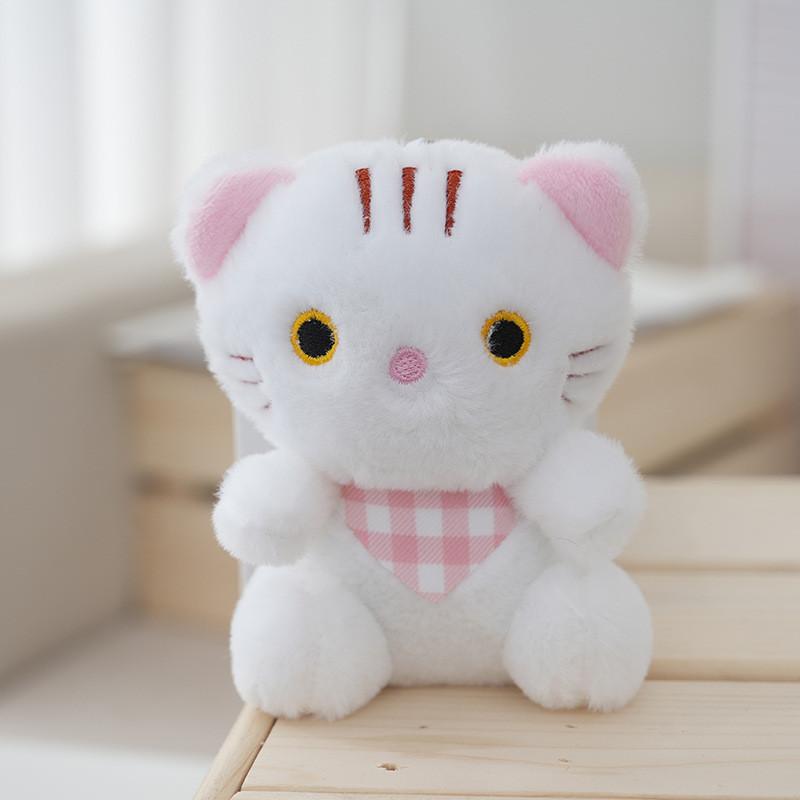 

Adorable Cute Plush Cat Keychain Stuffed Animal For Bags And Keys In Various Colors