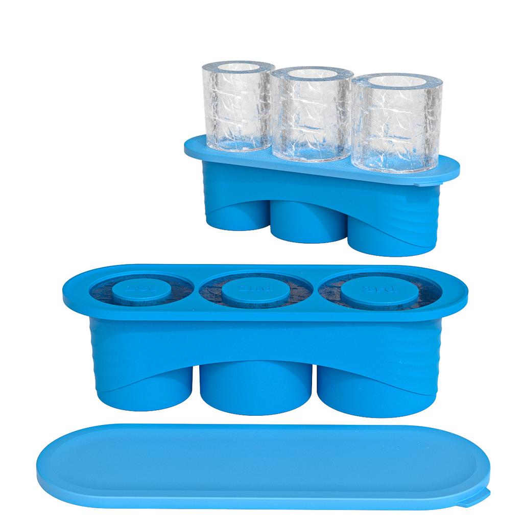 Water Bottle Ice Maker,Insulated Cup Ice Tray - Creative Silicone Ice Mold with Easy Release Design