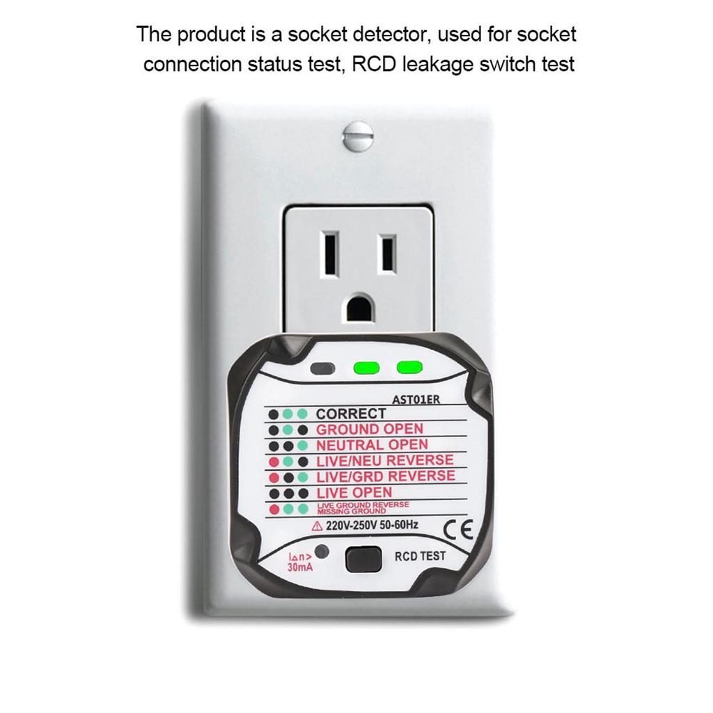 BSIDE AST01 Portable Professional Automatic Electric Socket Tester Detector