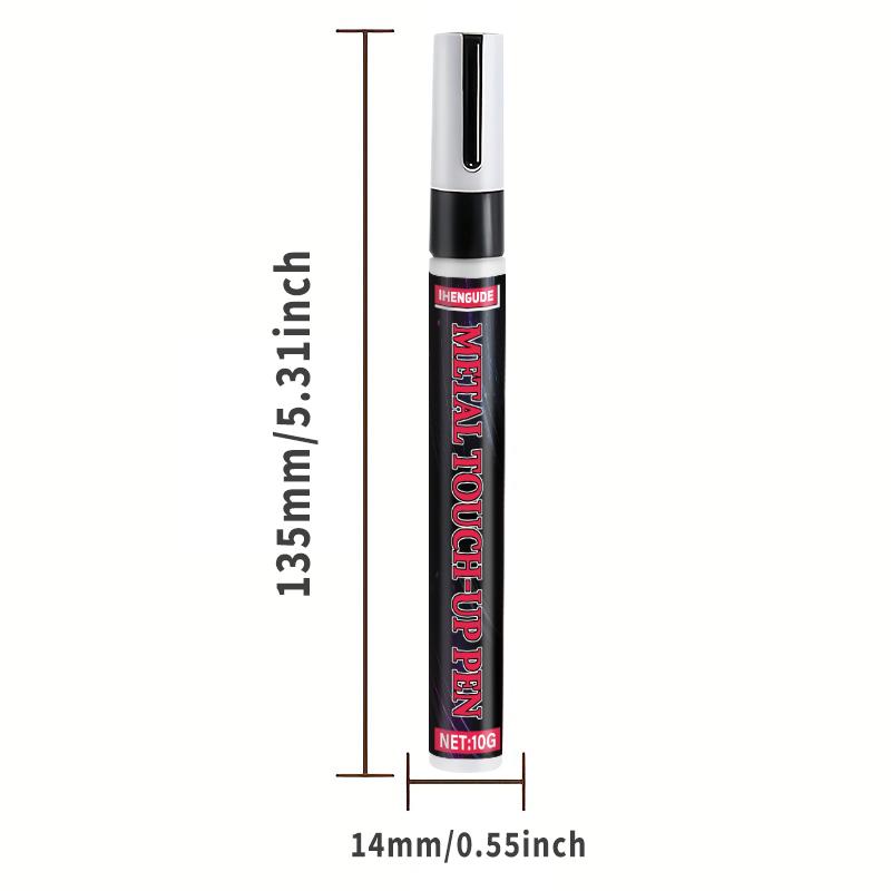 

Metal Touch-Up Pen - Scratch Repair for Faucet Paint Surfaces, Paint Restoration for Bathrooms and Kitchens, Black, White, and Gray Touc