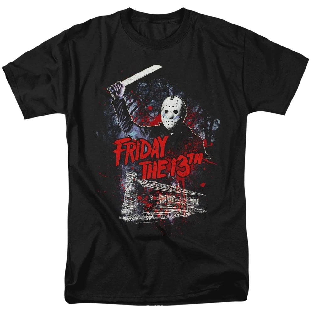 Friday The 13th - Cabin - Unisex Short Sleeve Children's T-shirt - Black