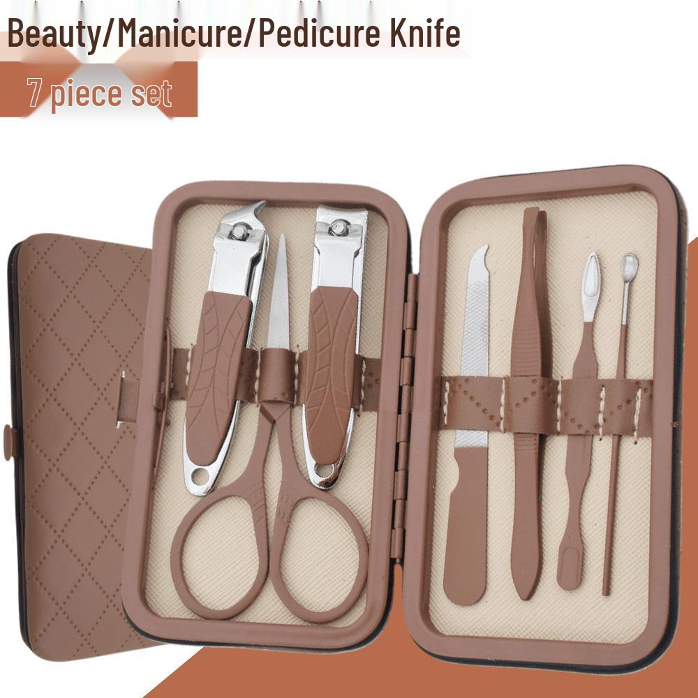 20-Piece Stainless Steel Nail Art Set: Clippers, Cuticle Trimmer, Pliers, Pedicure Knife, Scissors