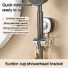 Suction Cup Shower Head Holder Adjustable Sprayer Fixed Base  Bathroom Accessories