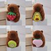 Quality Premium Capybara Plush Keychain With Soft Pp Cotton Filling Ideal For Gifts Kids