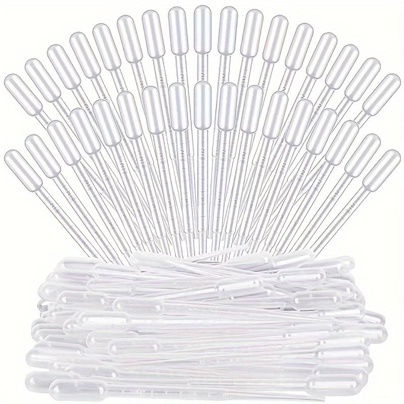 10pcs Hypoallergenic Plastic Transfer Pipettes for Essential Oils & Cosmetics - Disposable, Sterile Chemistry Experiment Dropper