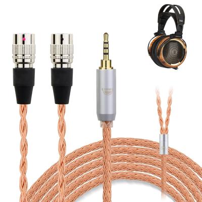 Okcsc ZT16 Kabel słuchawkowy 4-pinowy XLR Terminal Ether Zamienny kabel do 16-żyłowej czystej miedzi do Dan Clark Audio Kompatybilny z Ether Alpha Dog