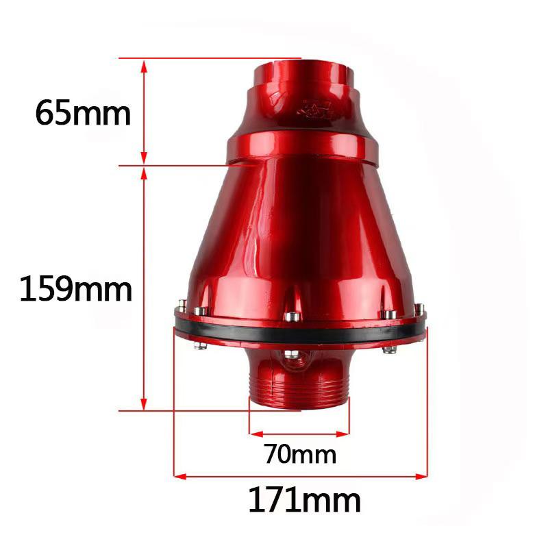 Air Filter Mushroom Head 60mm Universal Air Power Intake Bellows Filter Car High Flow Cold Air Inlet Pipe Cleaner Trim