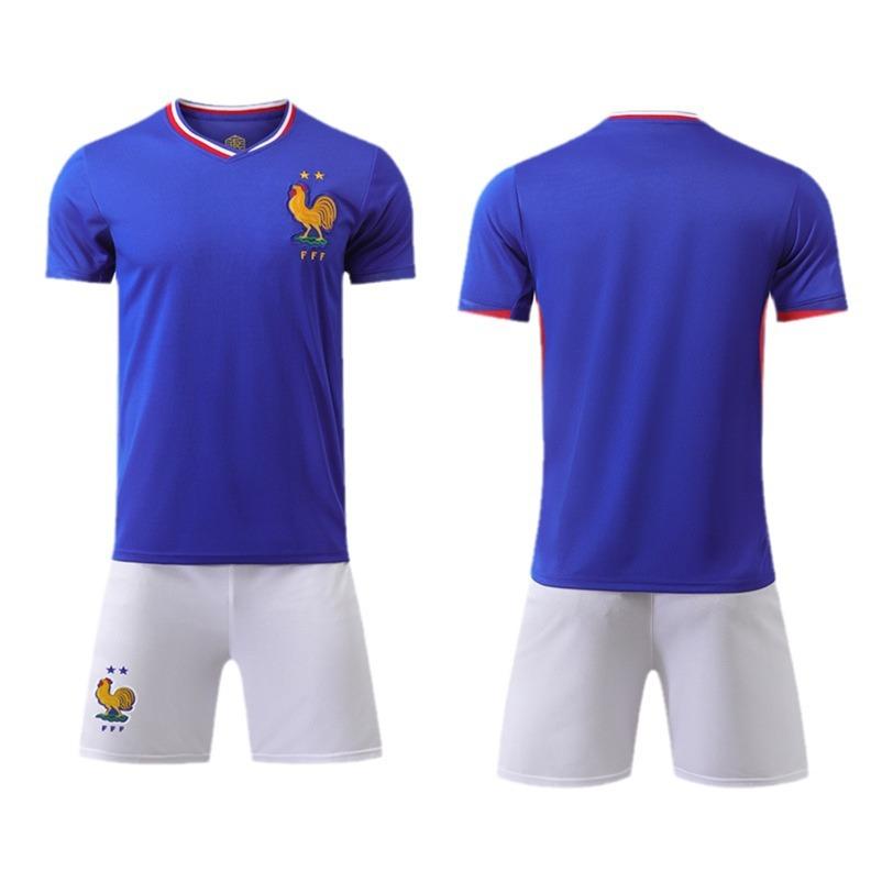 24-25B Francia Maglia da Allenamento Trasferta Maglia da Calcio Maglia Bambino Abbigliamento Bambino Taglia Adulto 16-3Xl