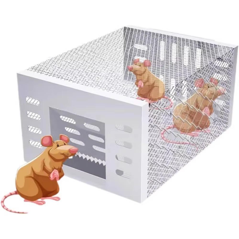 Large Area Automatic Mouse Catcher Continuous Loop High Efficiency Live Animal Trap Metal Reusable Mouse Trap