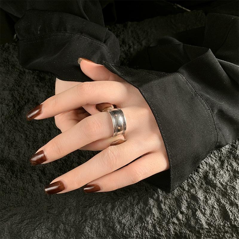 925 Sterling Silver Smooth Surface Simple Rings For Women Wedding Luxury Jewelry Accessories Wholesale Envío Gratis Jewellery