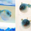 Aquarium Fish Tan Silica Gel Night Light Puffer Fish Aquarium Decoration Simulation Fish Night Light