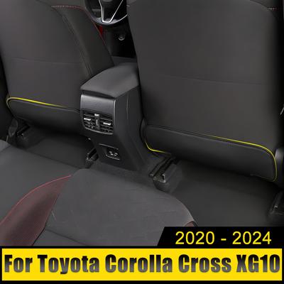 Rückenlehnenschutz für Autositz Kinder Baby Trittfeste Matte Für Toyota Corolla Cross XG10 2021 2022 2023 2024 Hybrid Schmutzabweisende Polster