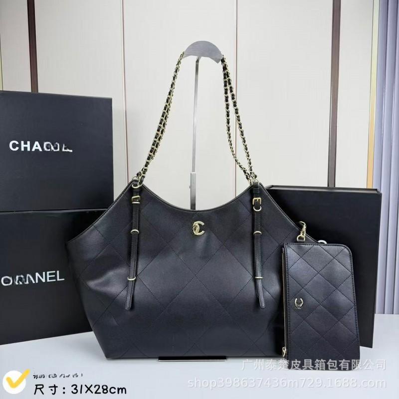 Xiaoxiangfeng Lingge Chain Tote Bag Women Large Capacity Single Shoulder Underarm Fashionable Versatile Commuter