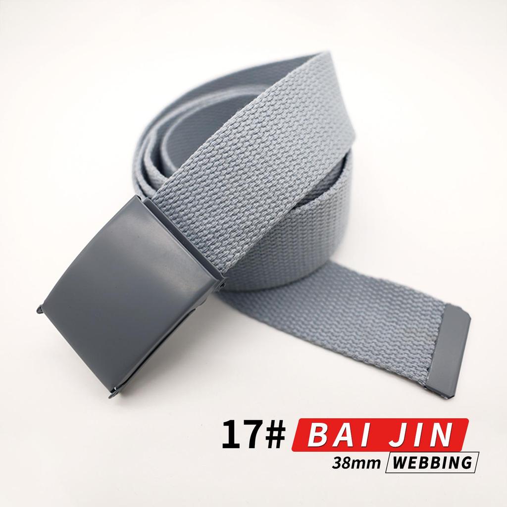 Canvas & Leather Multi-Color Casual Waist Belt - Stylish, Easy-to-Match Accessory for Students