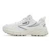 FILA Blade Silver Tooth Shoes Fashion Comfortable Shock Absorbing Durable Low Top Running Shoes Women sneaker White F12W512101FSW