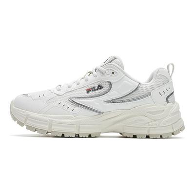 Blade Silver Tooth Shoes Fashion Comfortable Shock Absorbing Durable Low Top Running Shoes Women Sneaker White F12W512101FSW