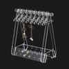 Crystal Droplet Glue Earrings Hanger Mould Earring Storage Rack Silicone Resin Mold Practical Jewelry Display Shelf Mold