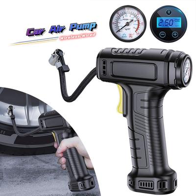 Araba Hava Pompası Kablosuz/Kablolu Lastik Şişirme Pompası Taşınabilir Araba Hava Kompresörü Araba Bisikleti İçin