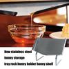 Stainless Steel Honeycomb Frame Stand Beekeeping Rack With Adjustable Leg For Honeys Cutting And Interactive Showcases