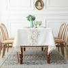 Nordic Tablecloth for Table Pastoral Decorative Linen Rectangular Tablecloth with Tassel Wedding Dining Table Cover Tea Cloth