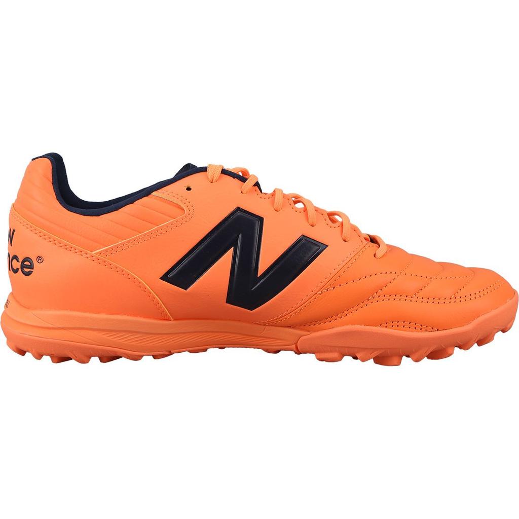 New Balance 442 V2 Pro Round Toe Lace-Up Minimalist Versatile TF (Rubber Studs) Leather Soccer Shoes Unisex soccer shoes Orange MS41TH2-2E