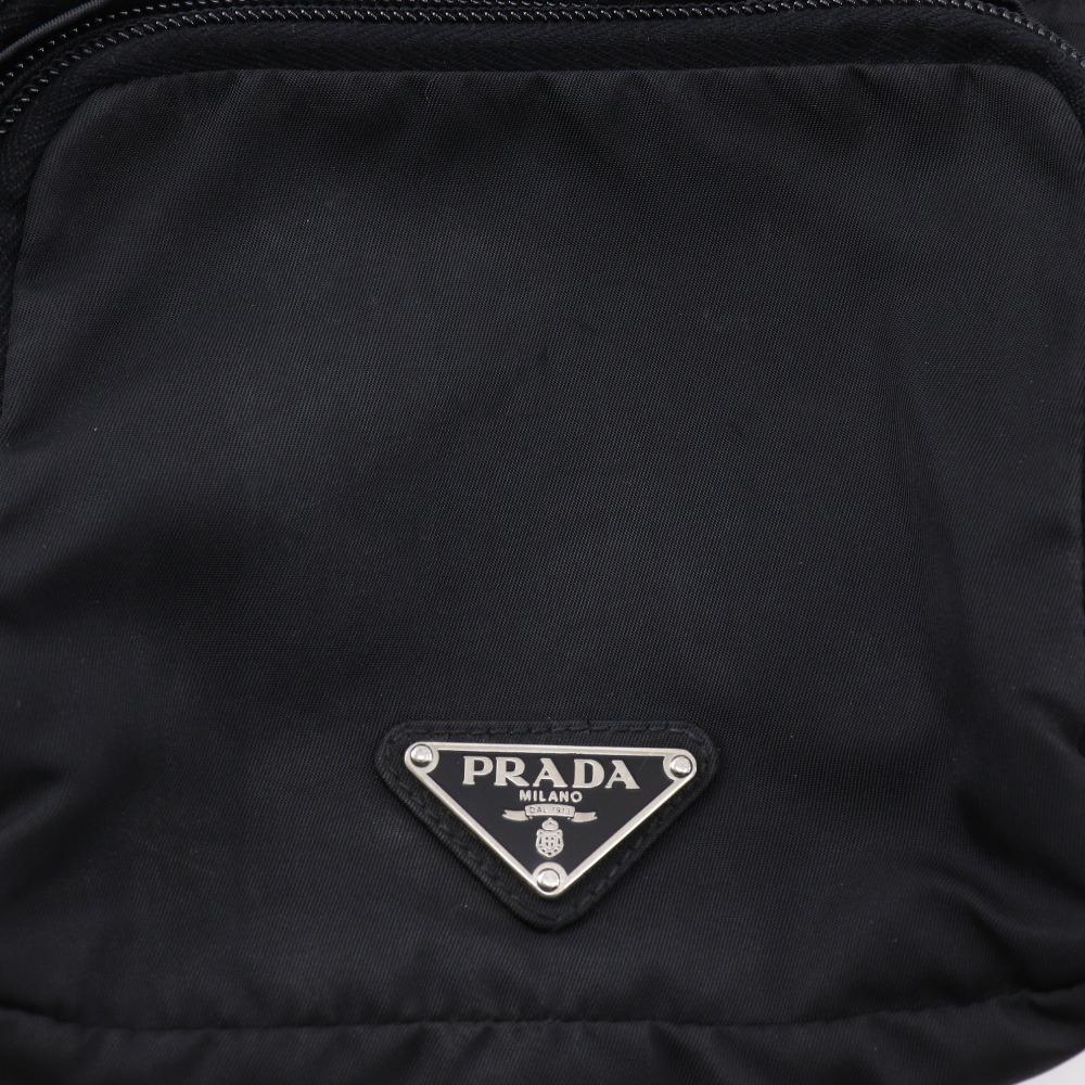 PRADA body bag Waist bag VA0056 black Nylon unisex Used